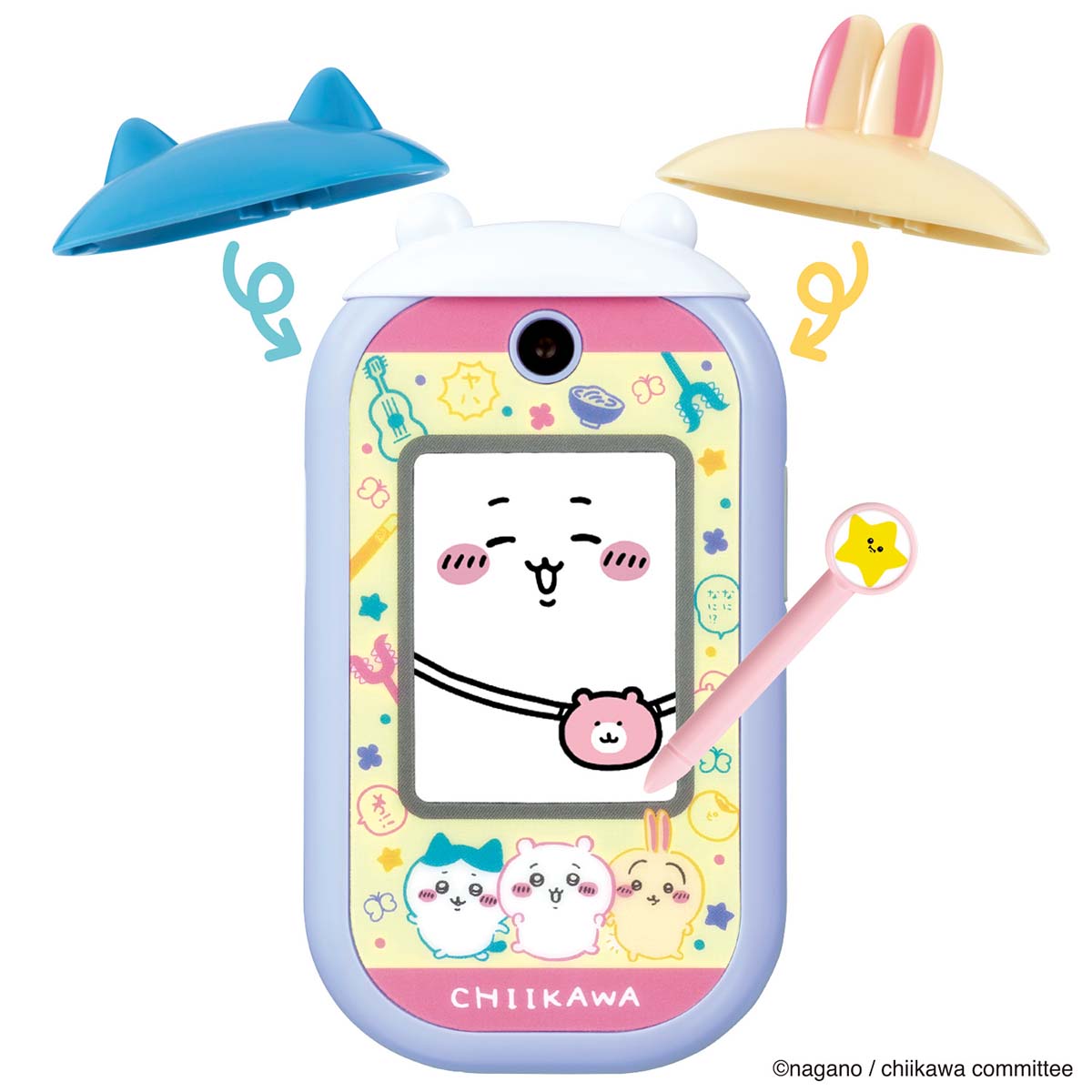 Set DX de teléfono de juguete Chiikawa con bolsito