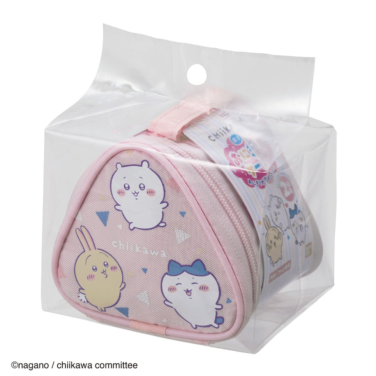 Estuche térmico para 2 onigiri Chiikawa - rosado