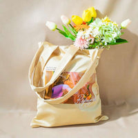 Bolso tote satinado Rapunzel y Pascal - Enredados