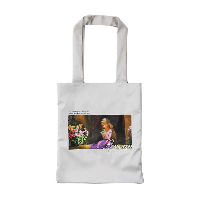 Bolso tote satinado de Enredados: Rapunzel y Pascal