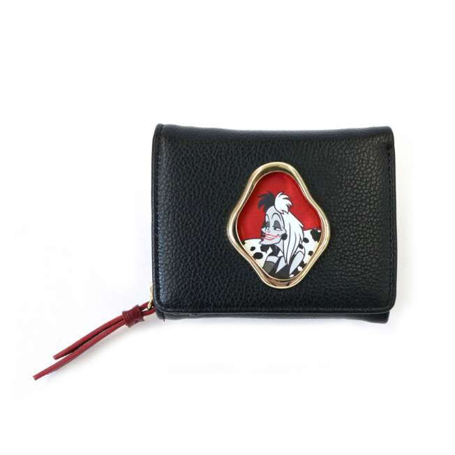 Billetera mini de Cruella con marco metálico