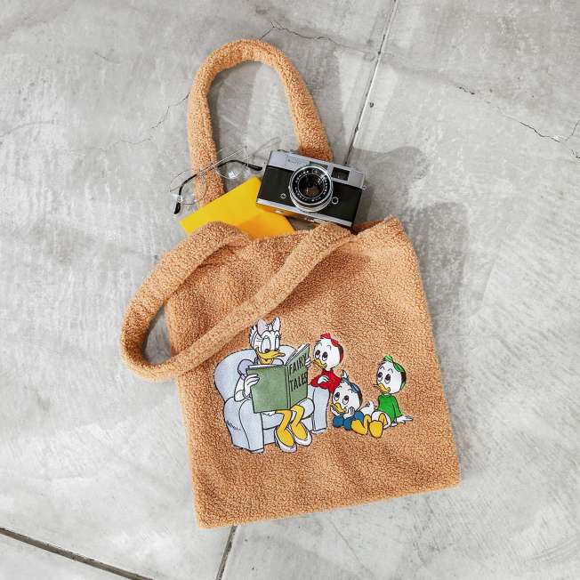 Bolso tote bordado de Daisy Duck y sus sobrinos