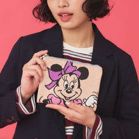 Estuche tejido de punto de Minnie Mouse