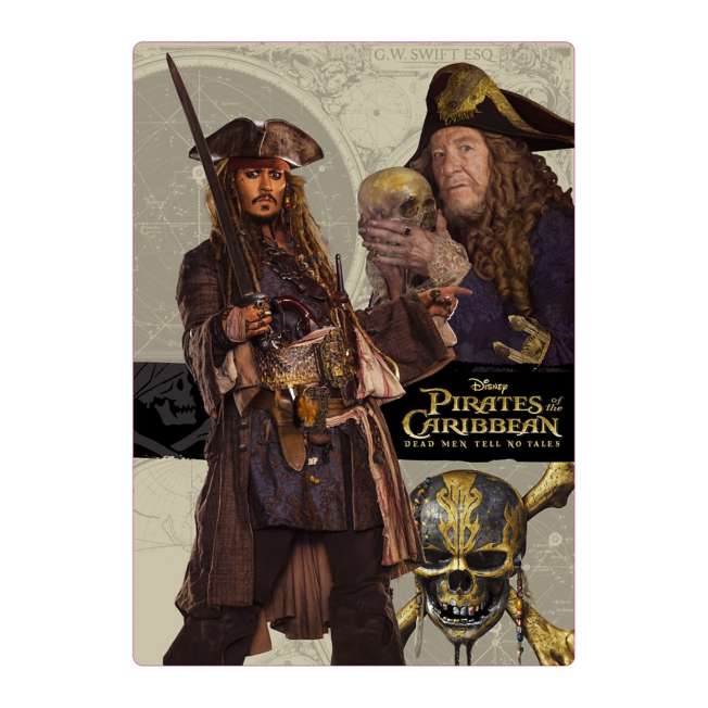 Piratas del Caribe: lámina para escribir B5