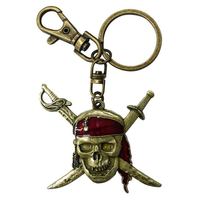 Llavero metálico Piratas del Caribe