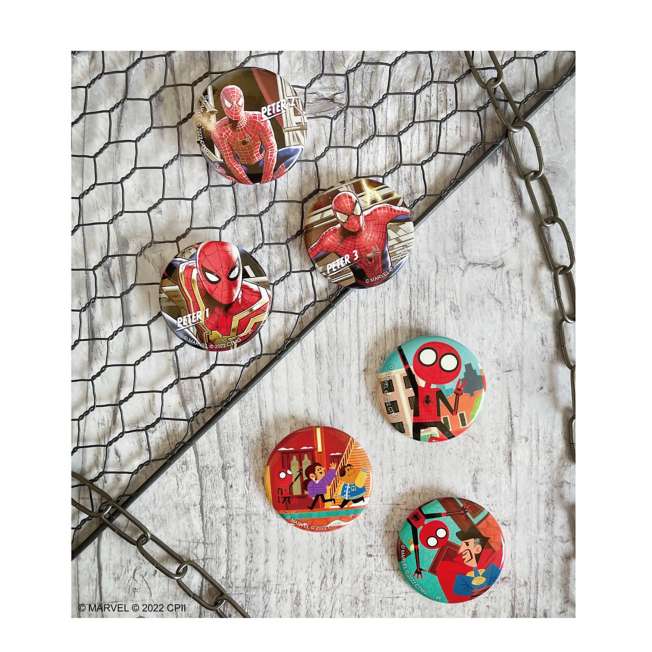 Set de 3 chapitas Spider-Man: No Way Home