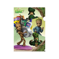 Set de carpetas transparentes I Am Groot