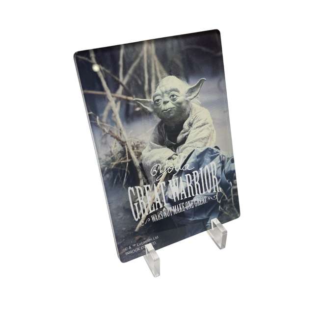 Imán acrílico con soporte de Yoda | Star Wars