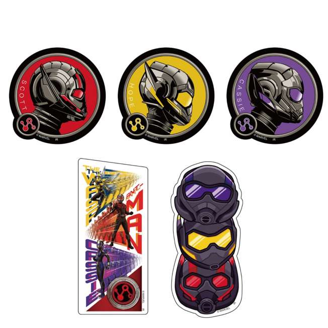 Set de stickers Ant-Man y Wasp: Quantumania