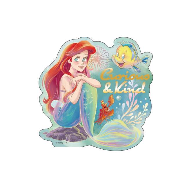 Sticker con foil de La Sirenita