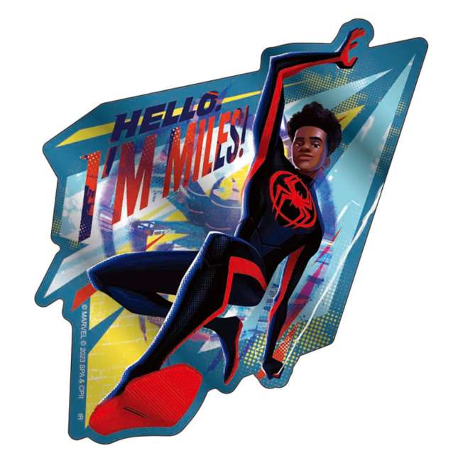 Sticker metálico de Miles Morales
