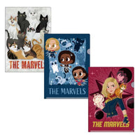 Set de mini carpetas transparentes de The Marvels