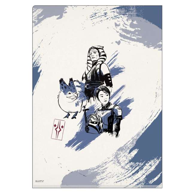 Set de 2 carpetas A4 de Star Wars: Ahsoka