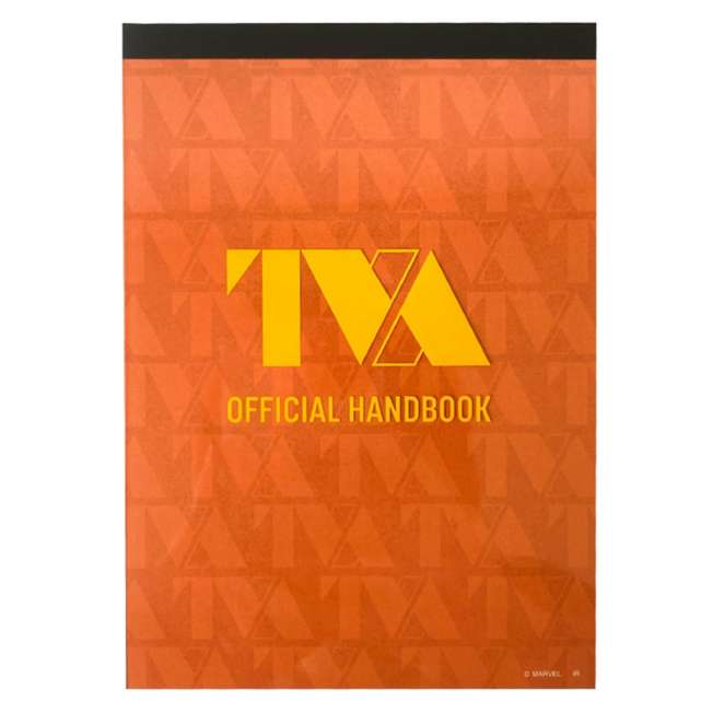 Bloc de notas Loki: estilo manual de la TVA