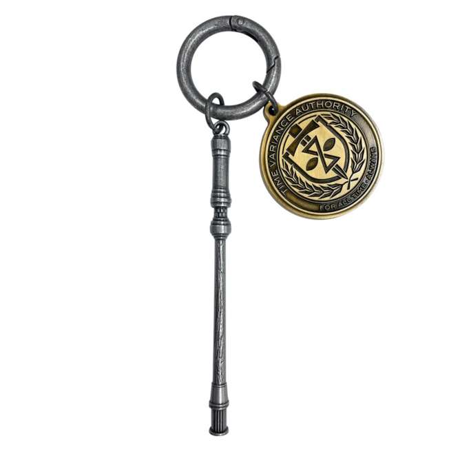 Llavero metálico Loki: Bastón del Tiempo