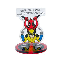Soporte acrílico sorpresa de Deadpool y Wolverine