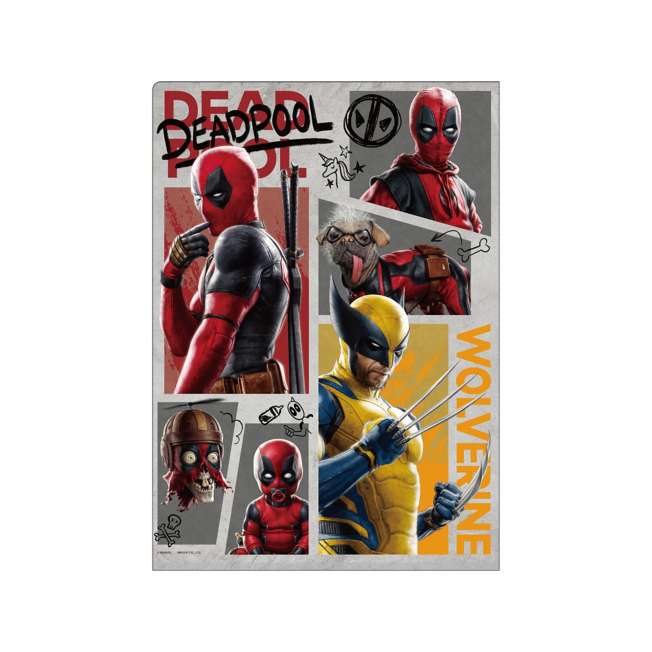 Carpeta doble bolsillo de Deadpool y Wolverine