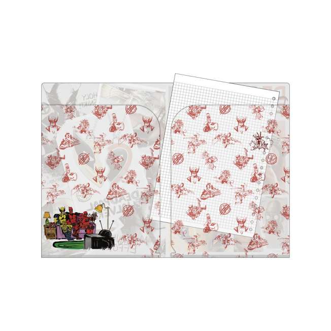 Carpeta doble bolsillo de Deadpool y Wolverine