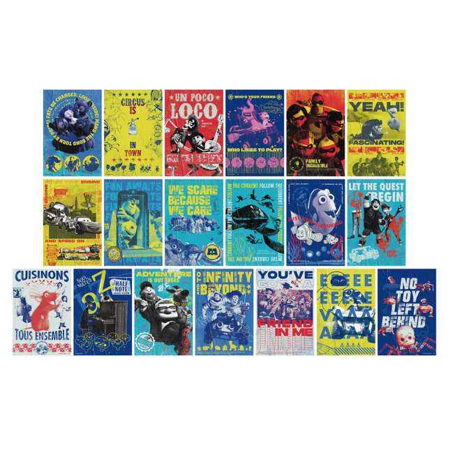 Colección de tarjetas de arte Pixar