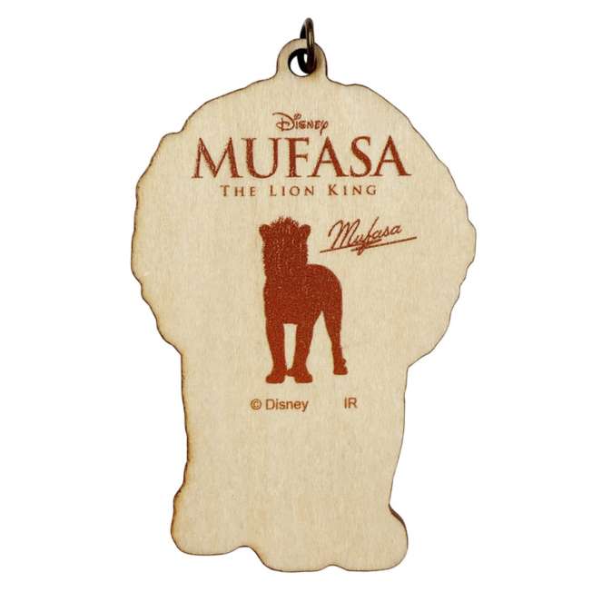 Llavero de madera de Mufasa: El Rey León