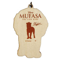 Llavero de madera de Mufasa: El Rey León
