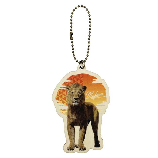 Llavero de madera de Mufasa: El Rey León