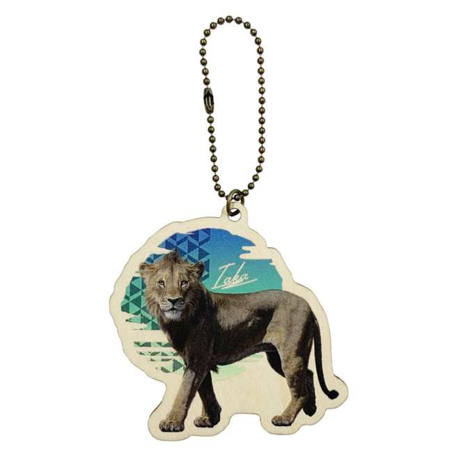 Llavero de madera de Taka | Mufasa: El rey león