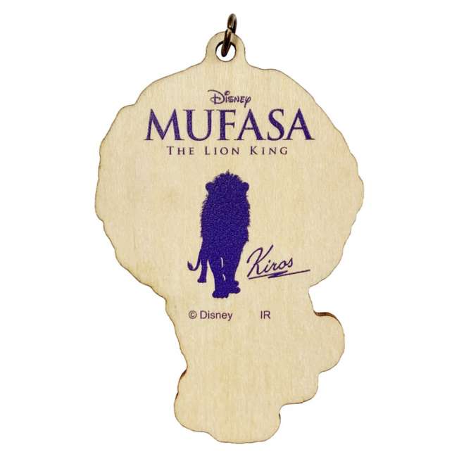 Llavero de madera de Kiros - Mufasa: El Rey León