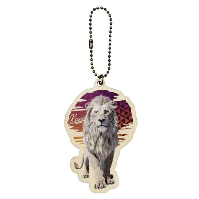 Llavero de madera de Kiros - Mufasa: El Rey León