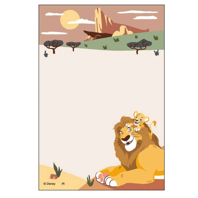 Bloc de notas plegable El Rey León