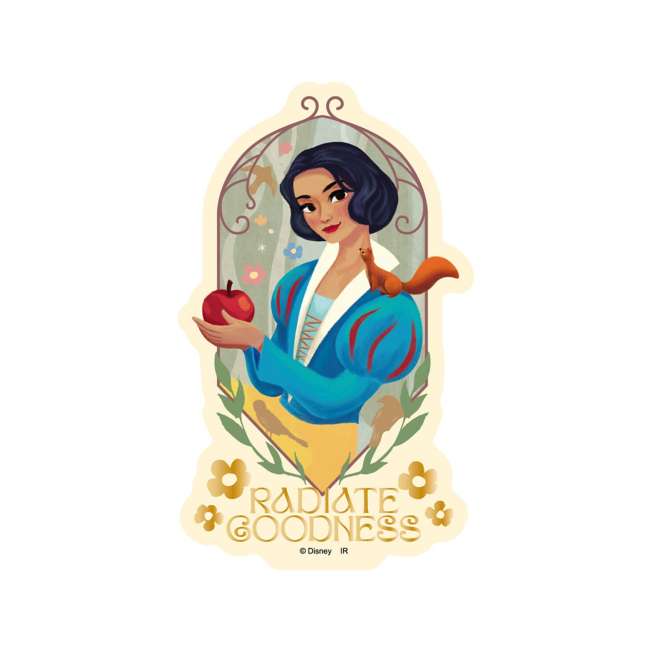 Sticker con foil de Blancanieves