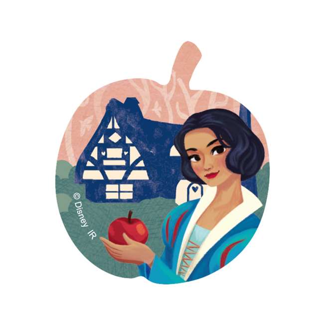 Set de 5 stickers de Blancanieves