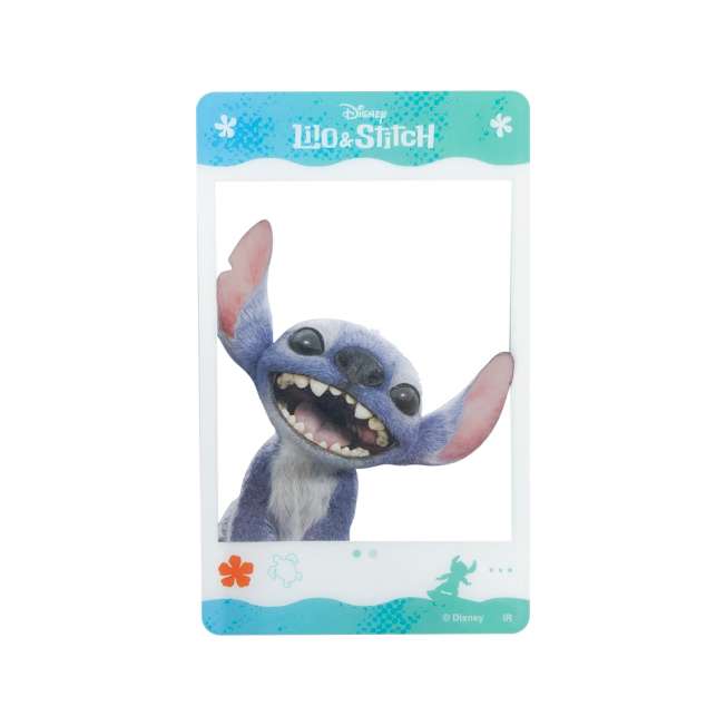 Tarjeta acrílica sorpresa de Lilo y Stitch