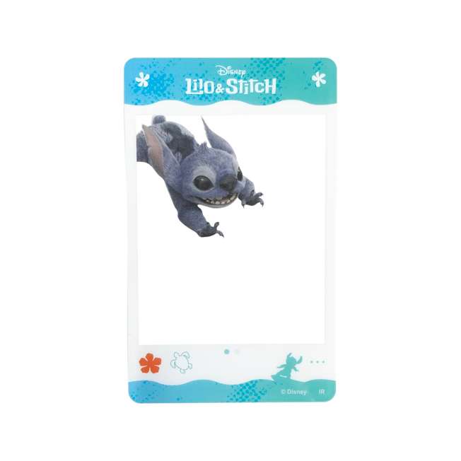 Tarjeta acrílica sorpresa de Lilo y Stitch