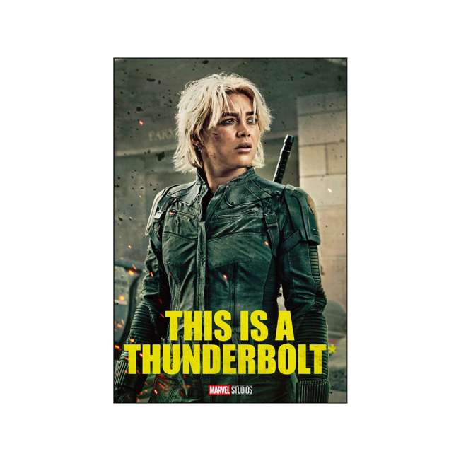 Set de 16 postales de Thunderbolts* en estuche metálico