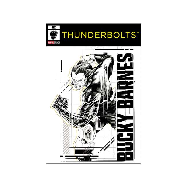 Set de 16 postales de Thunderbolts* en estuche metálico