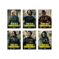 Set de 6 pósteres A4 de Thunderbolts*