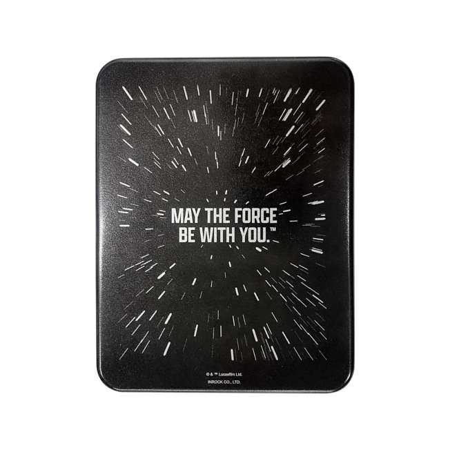 Set de 21 postales de Star Wars en estuche de lata