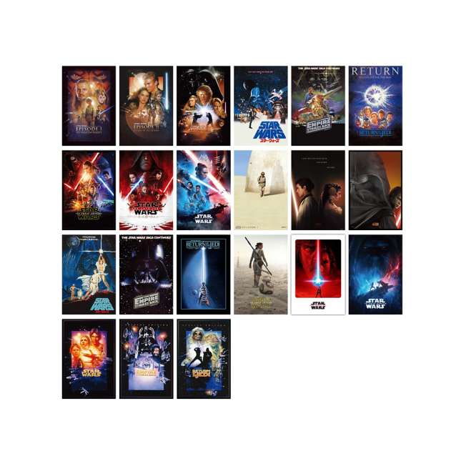 Set de 21 postales de Star Wars en estuche de lata