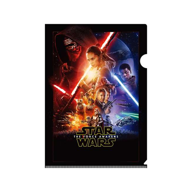 Set de 3 carpetas transparentes Star Wars: Episodios 7-9