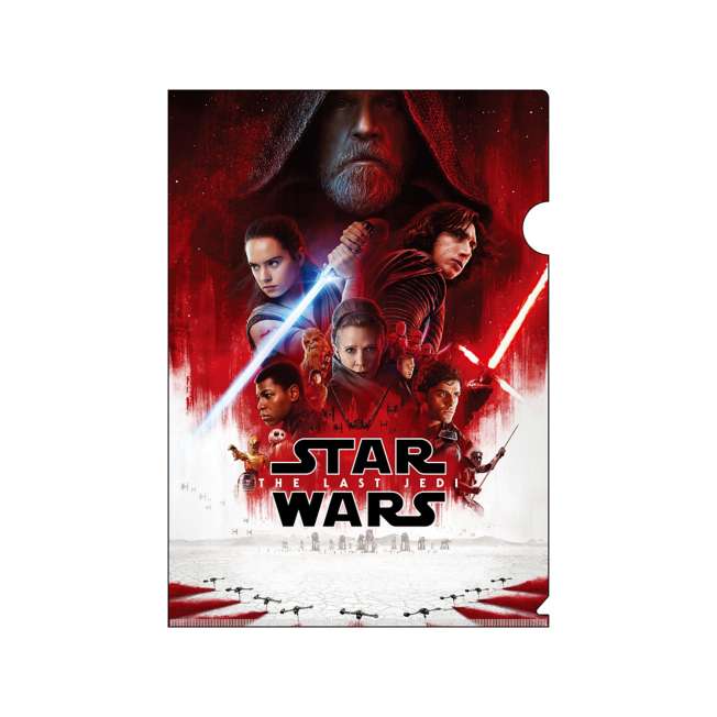 Set de 3 carpetas transparentes Star Wars: Episodios 7-9