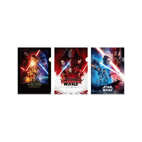 Set de 3 carpetas transparentes Star Wars: Episodios 7-9