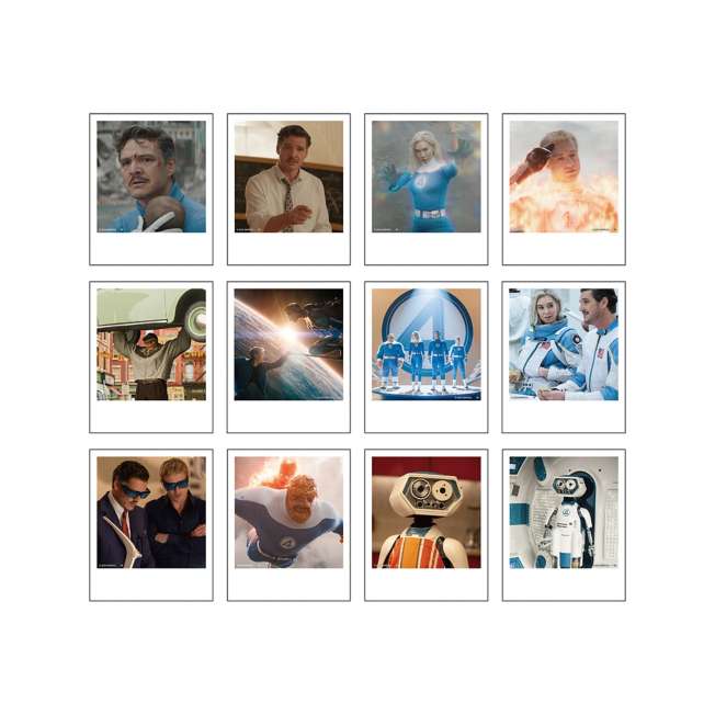 Fantastic Four: First Steps - fototarjetas estilo Polaroid