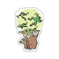 Sticker cambiante de The Mandalorian y Grogu