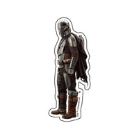 Set de 7 stickers transparentes de The Mandalorian y Grogu