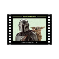Set de 7 stickers transparentes de The Mandalorian y Grogu