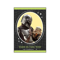 Set de 7 stickers transparentes de The Mandalorian y Grogu