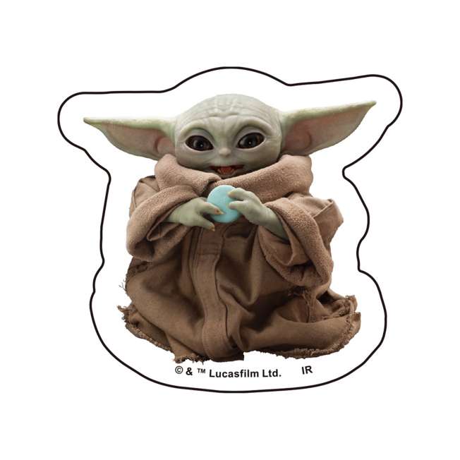 Set de stickers transparentes de Grogu - Star Wars