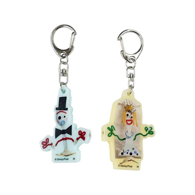 Llavero doble Toy Story 5: Forky y Karen Beverly