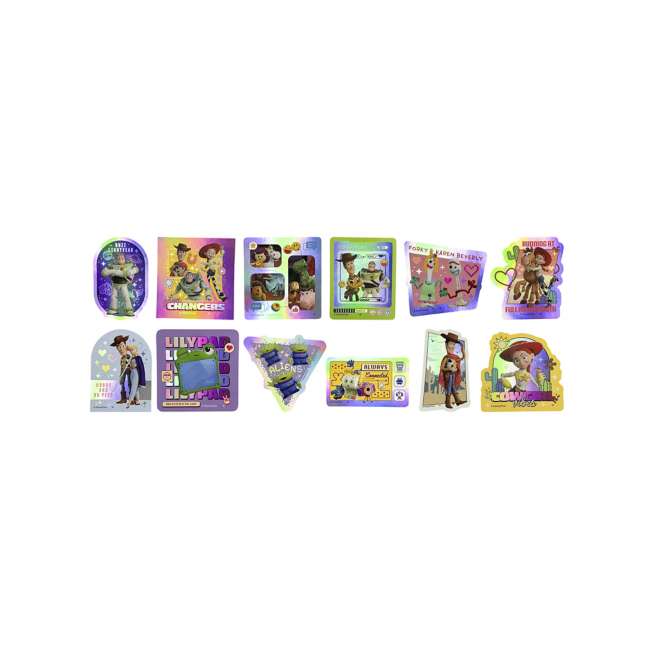 Colección de stickers tornasolados Toy Story 5